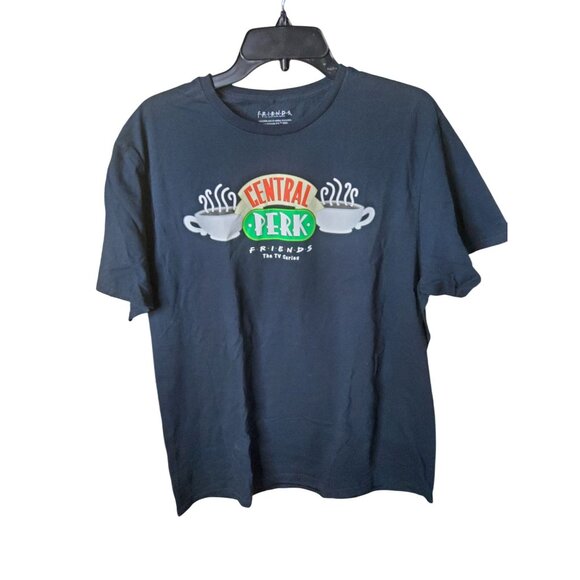 Unisex Friends Central Perk T-Shirt XL Black - Picture 1 of 3